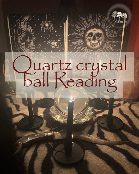 Quartz Crystal ball Reading